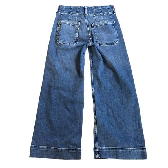 Anthropologie The Colette Classic Blue Wide-Leg Women's Jeans - Picture 8 of 8